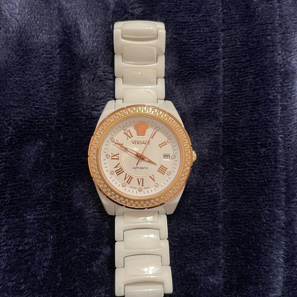 Versace Ivory and Gold Timepiece main image 4